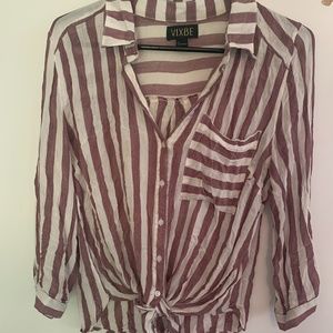 Stitch Fix Vixbe woven tie front blouse